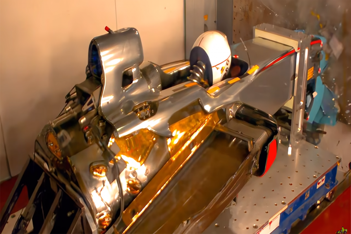 How Formula 1 Cars Are Crash Tested Cranfield impact Centre